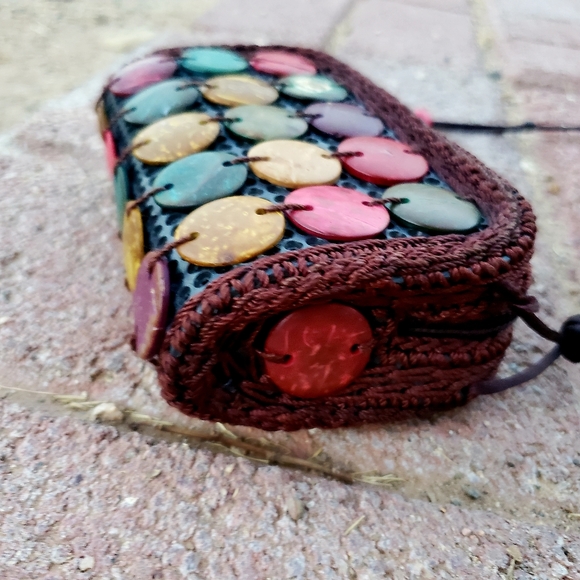 Beaded Bohemian Western Festival Cross Body Wallet Coin Tiny Purse Neckl… - Picture 5 of 6